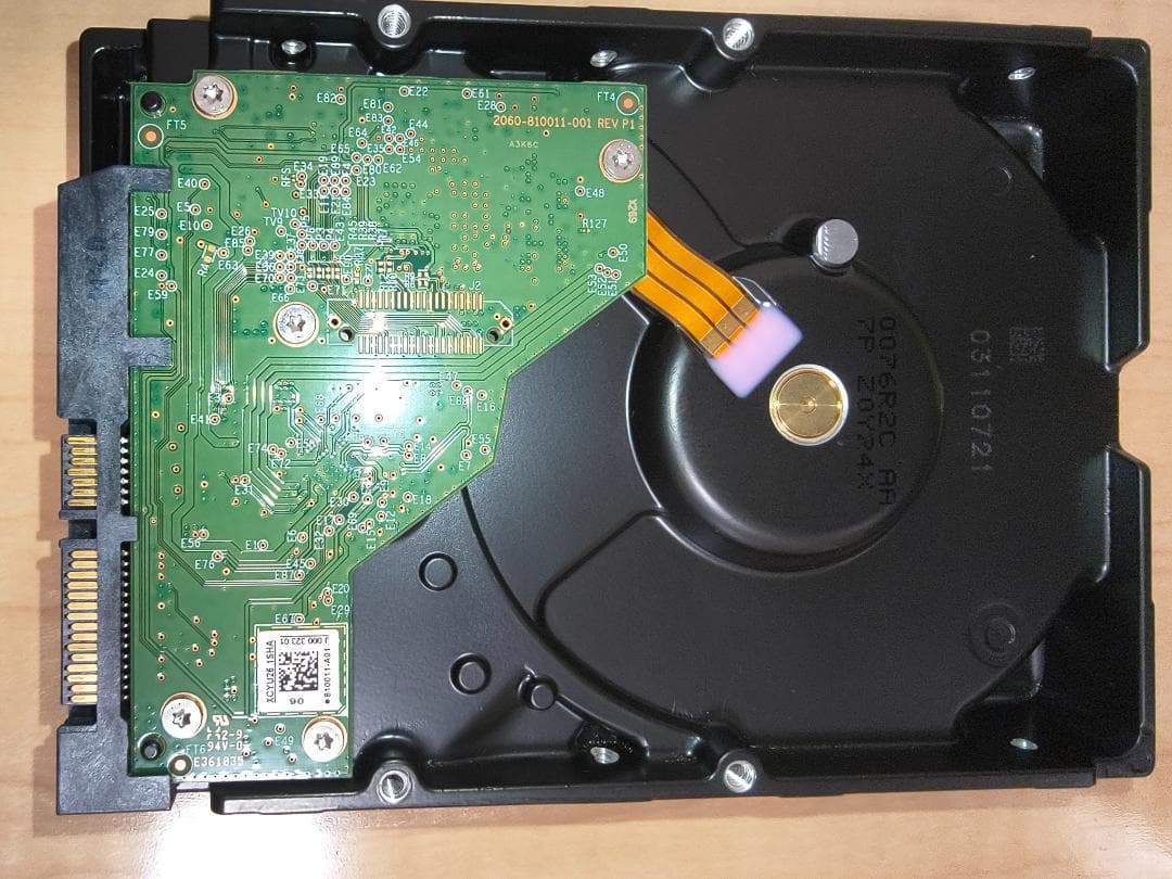 中古品　WD30EURX 3TB 3.5インチ内蔵HDD