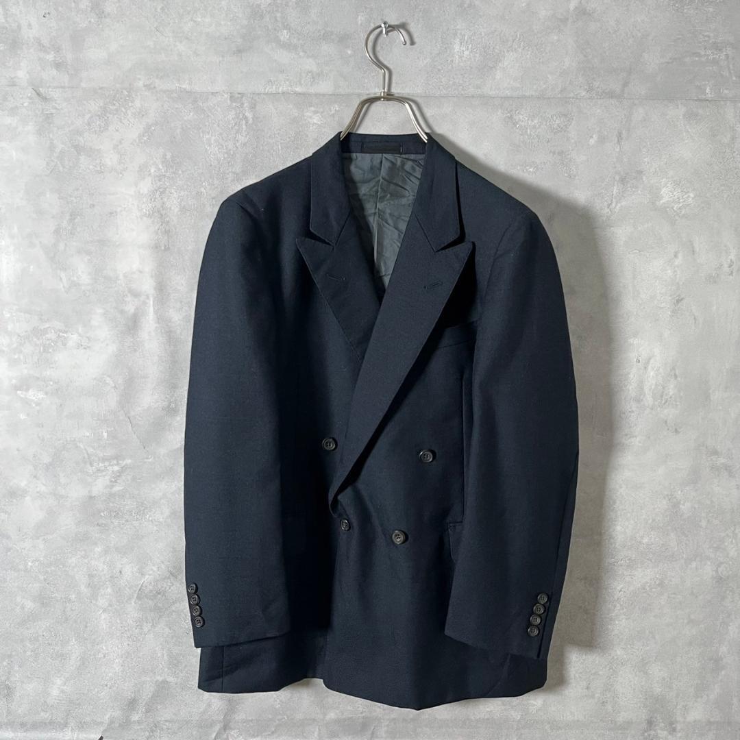 90s BURBERRYS モヘア混 ダブル テーラードジャケット N210