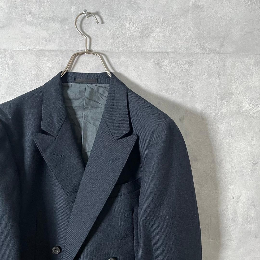 90s BURBERRYS モヘア混 ダブル テーラードジャケット N210