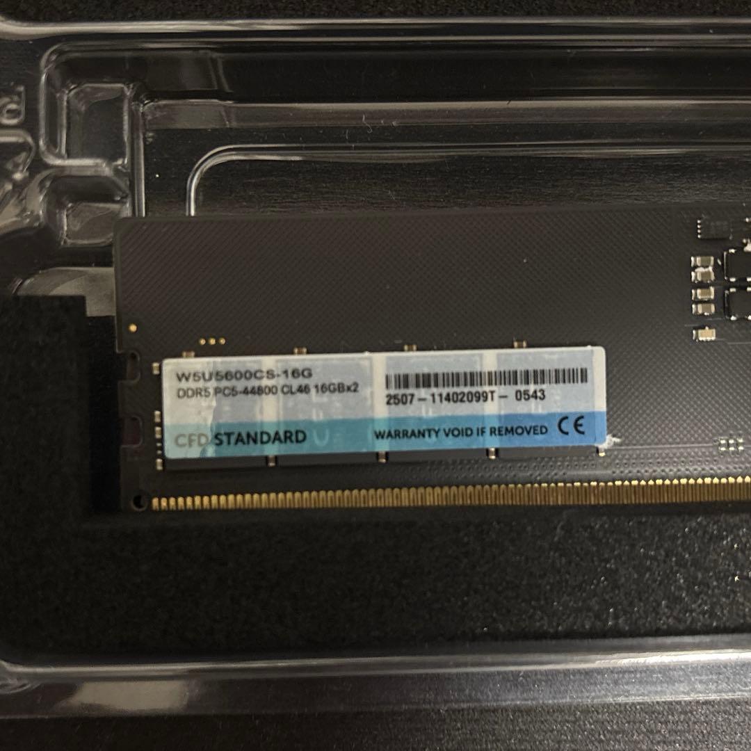 CFD DDR5-5600 16GB×2 32GB