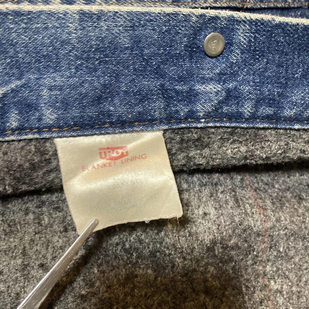 最終価格Levi's 70505 USAトロイ社ブランケット40Ｌ ケアタグ期
