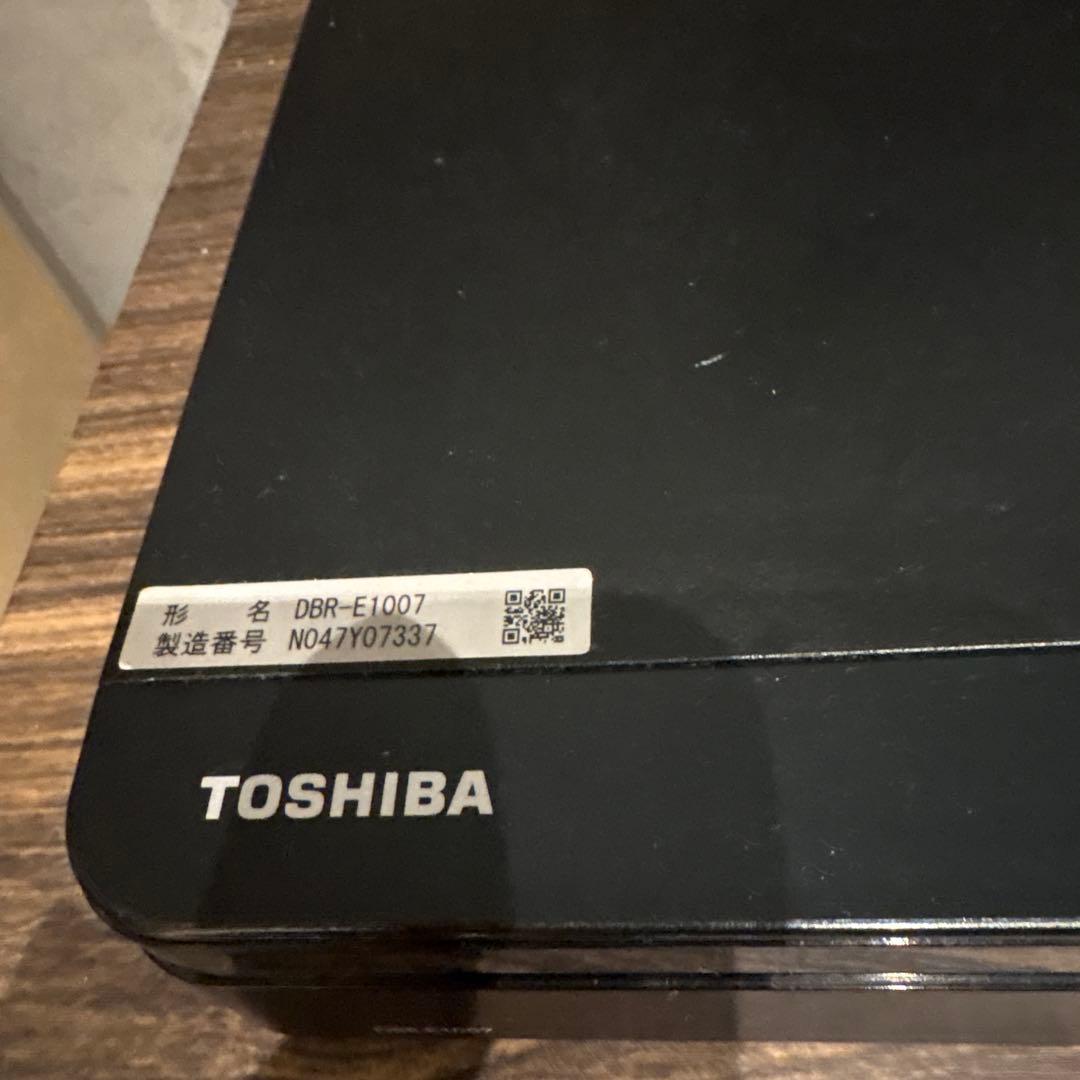 東芝　REGZA dbr-e1007 2017