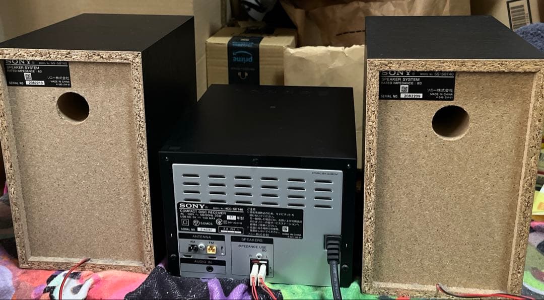 SONY マルチコネクトミニコンポ　CMT-SBT40