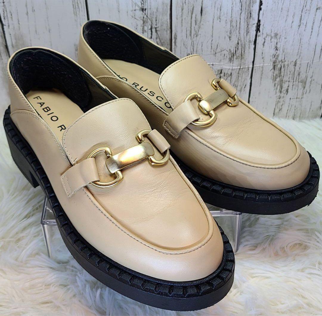 FABIO RUSCONI ビットローファー ボリュームソール 24cm