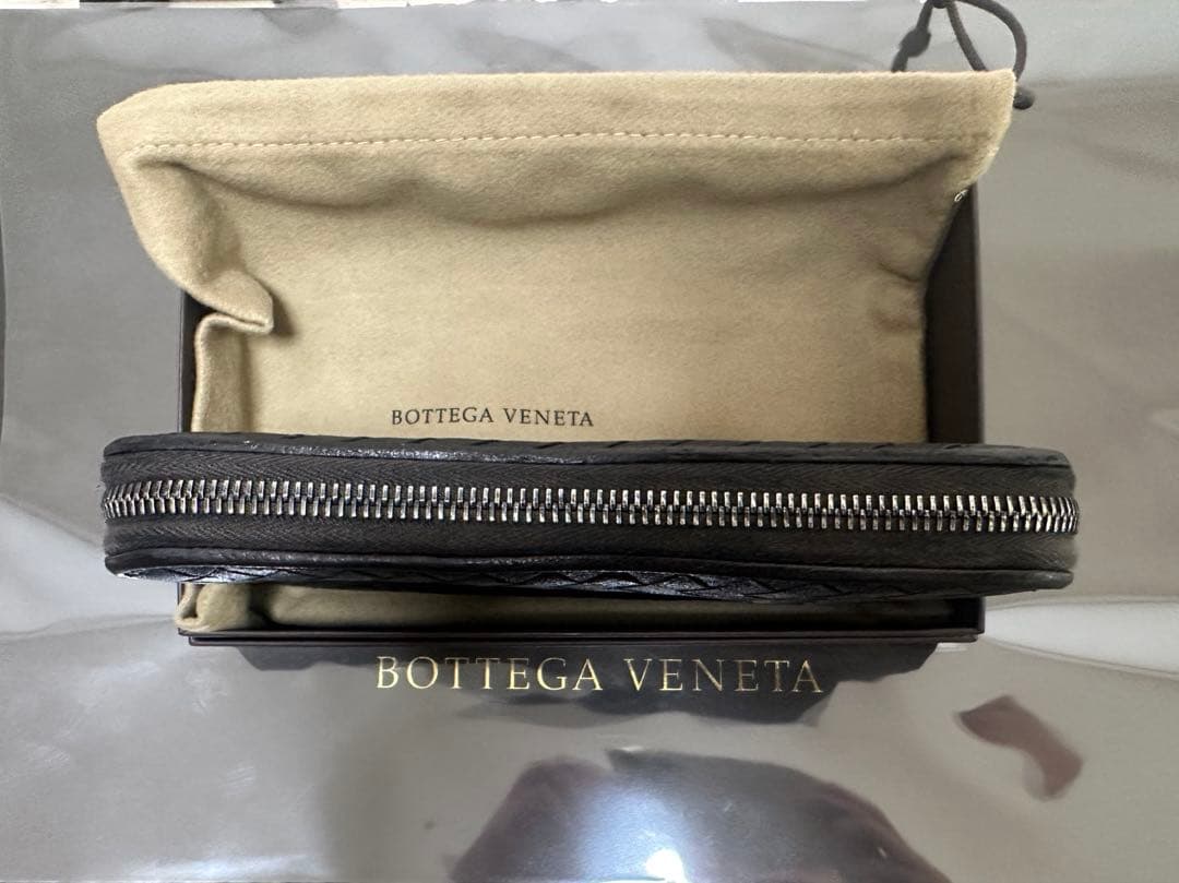 【付属品付】ボッテガヴェネタ ラウンドファスナー/ラム/黒/7️⃣✨✨✨