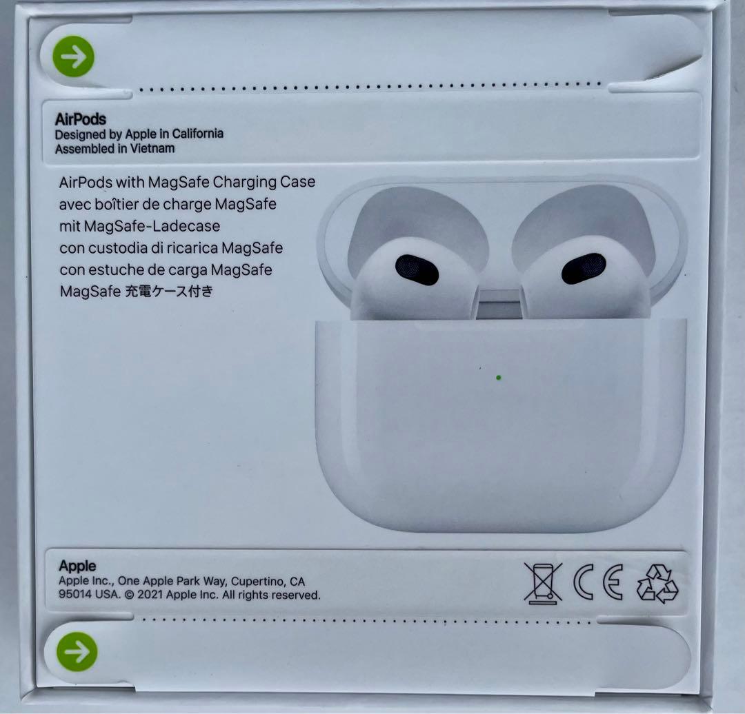 新品未開封品 Apple Airpods 第3世代 MME73J/A