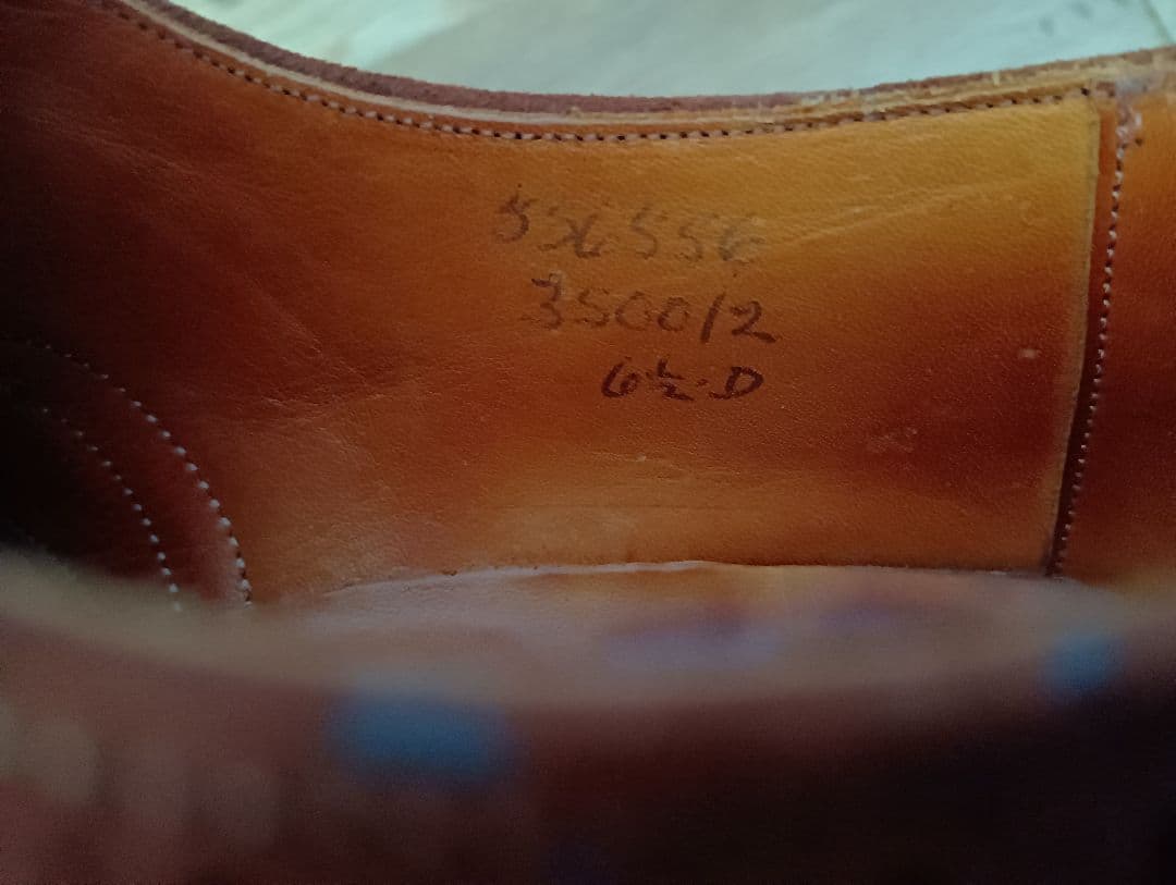 ム*ン様 80s トリッカーズ製エーボンハウス スエードウィングチップ 6 1/