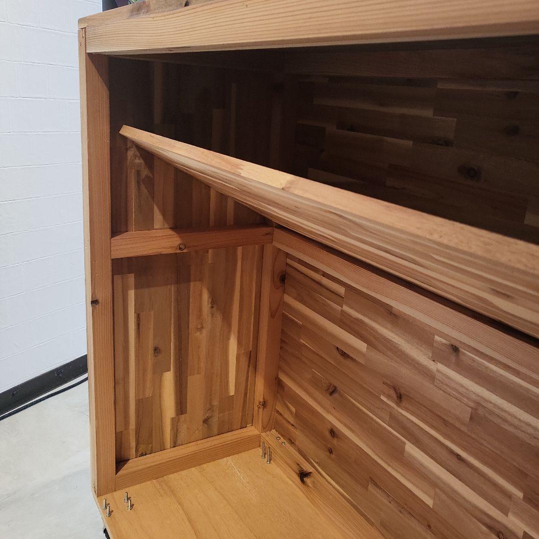 カウンターテーブル キャスター付き