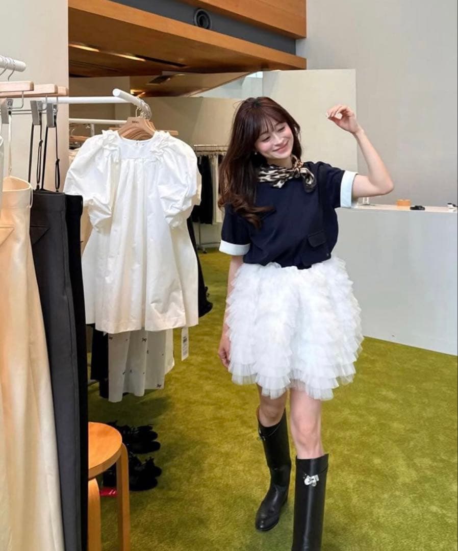 スカート Bibiy. DARLENE SHUSHU MINI SKIRT