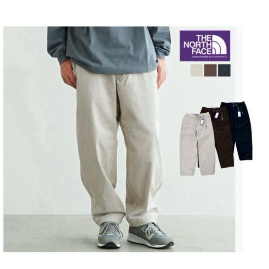 ノースフェイスパープルレーベル コーデュロイワイドテーパードパンツ