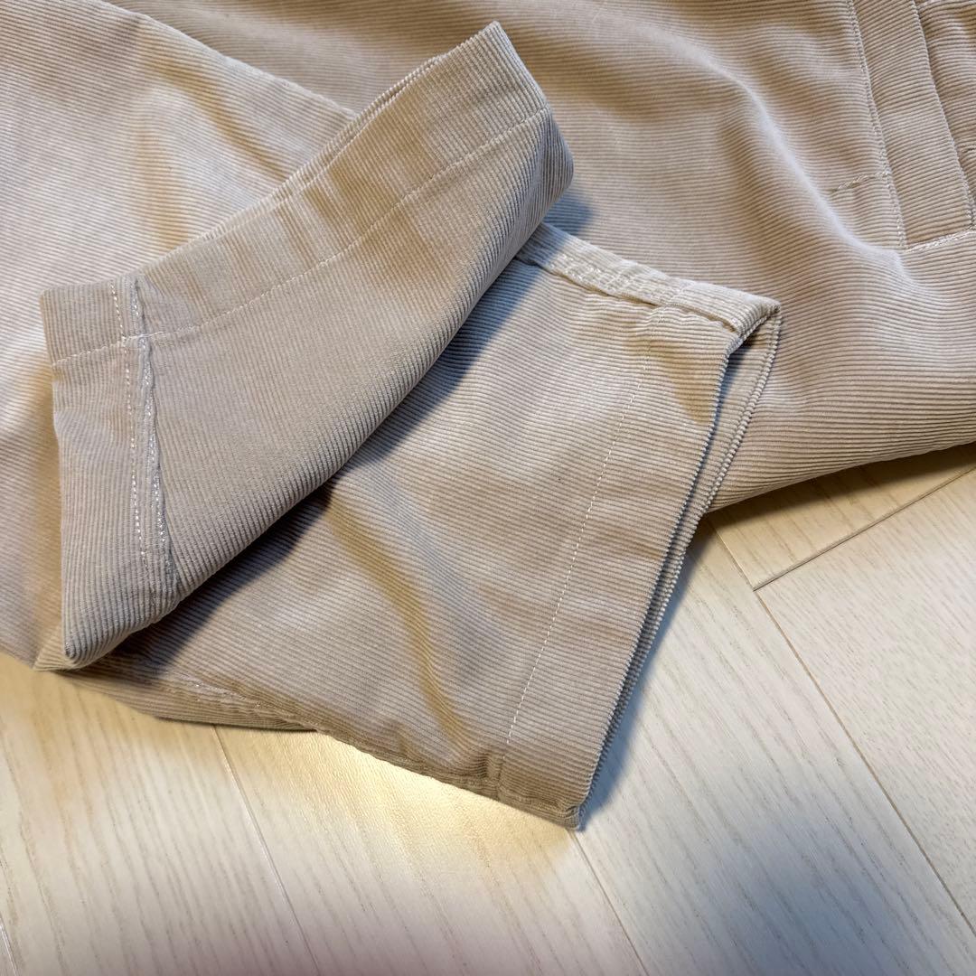 ノースフェイスパープルレーベル コーデュロイワイドテーパードパンツ