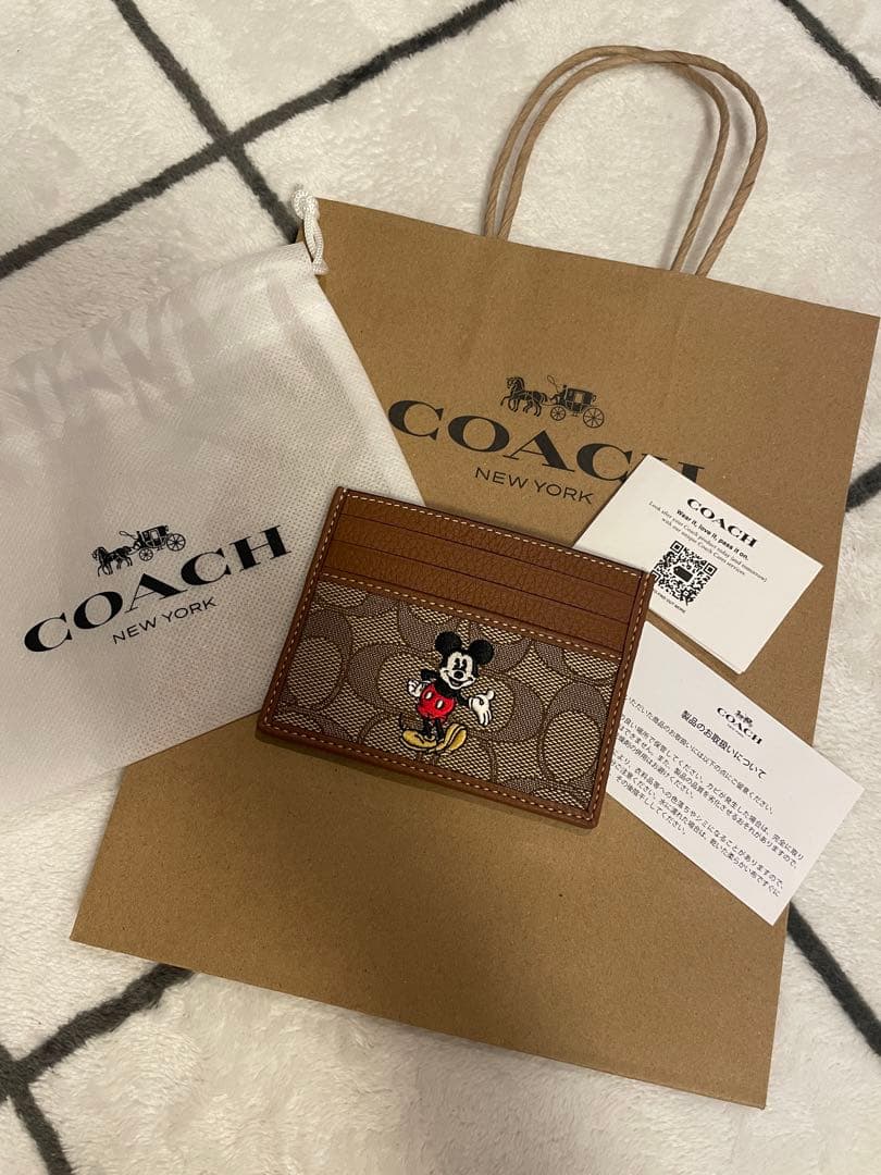 【DISNEY X COACH】スリム ID カード ケース