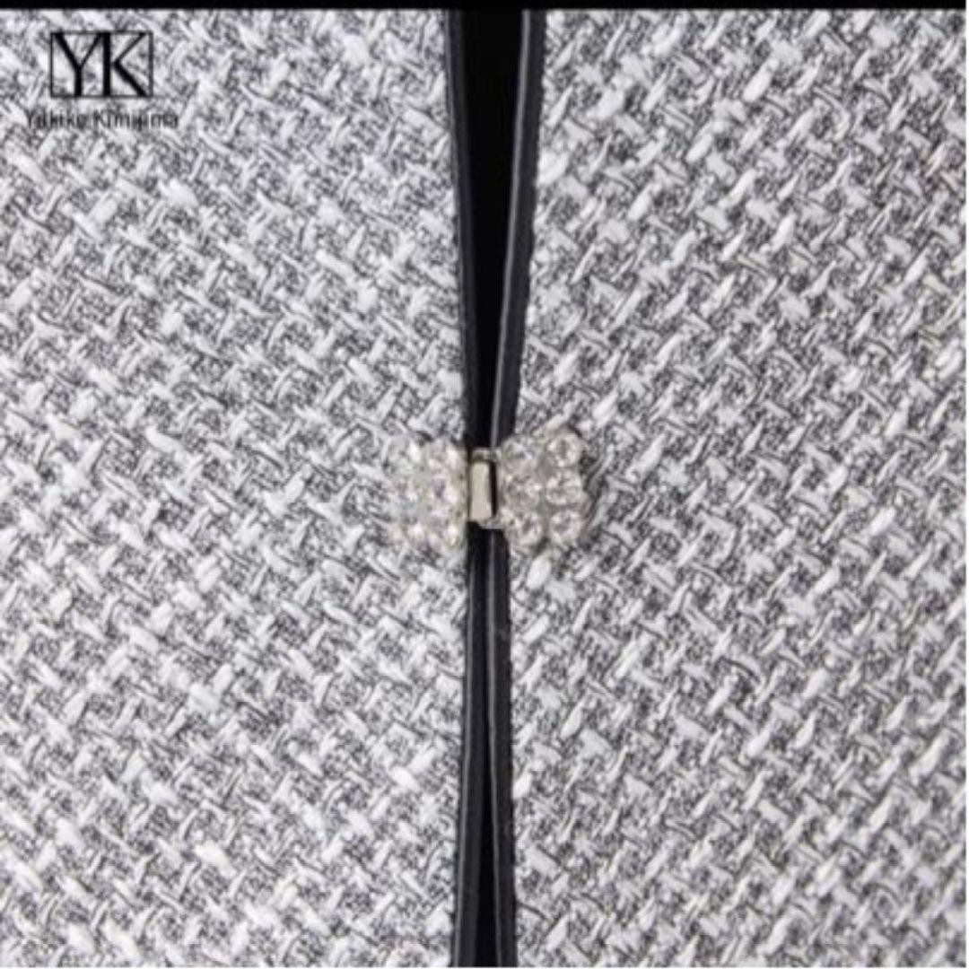 ソワール　ユキコキミジマ⭐︎正統派の品格　カラーフォーマルジャケット　美品 9号