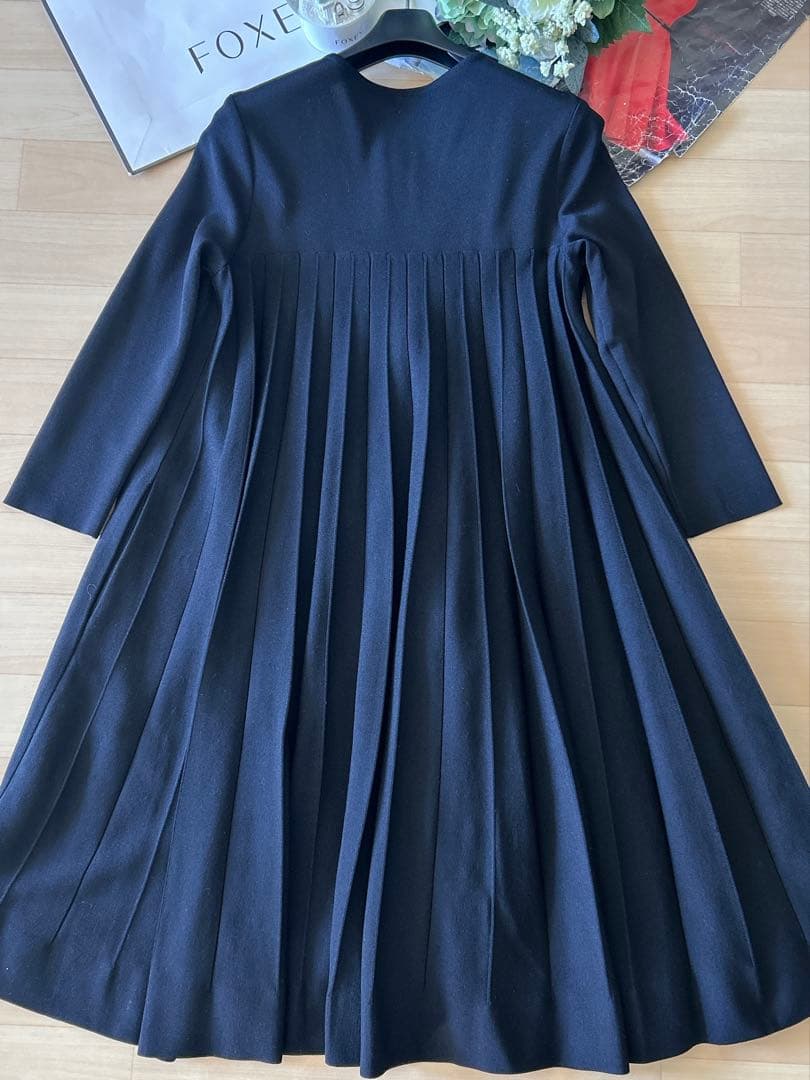 極美品！FOXEYプリーツロングカーディガン 38 Rene FOXEY