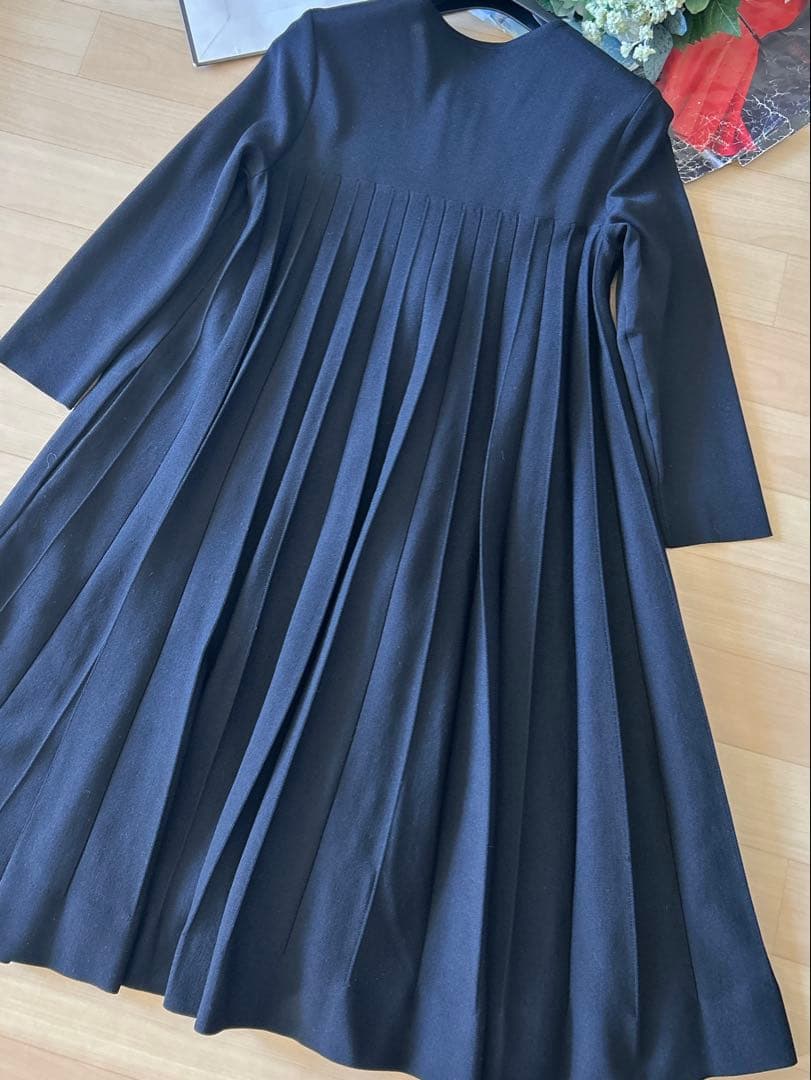 極美品！FOXEYプリーツロングカーディガン 38 Rene FOXEY