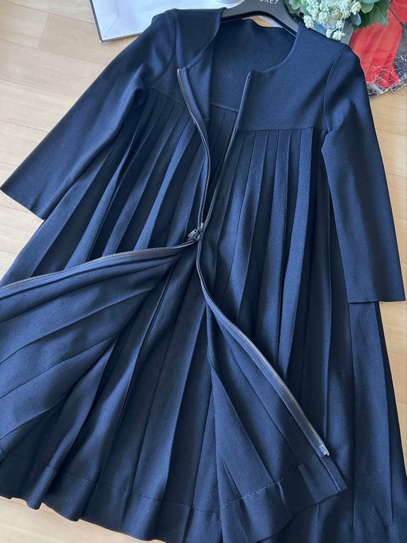 極美品！FOXEYプリーツロングカーディガン 38 Rene FOXEY