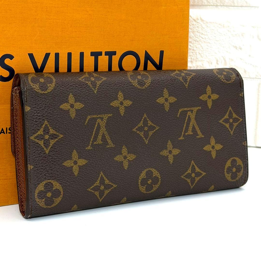 良品 ルイヴィトン モノグラム ポシェット ポルトモネ クレディ 財布 6カード