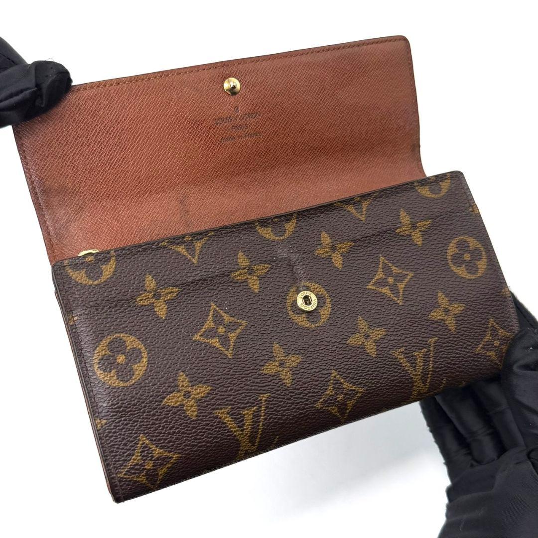 良品 ルイヴィトン モノグラム ポシェット ポルトモネ クレディ 財布 6カード