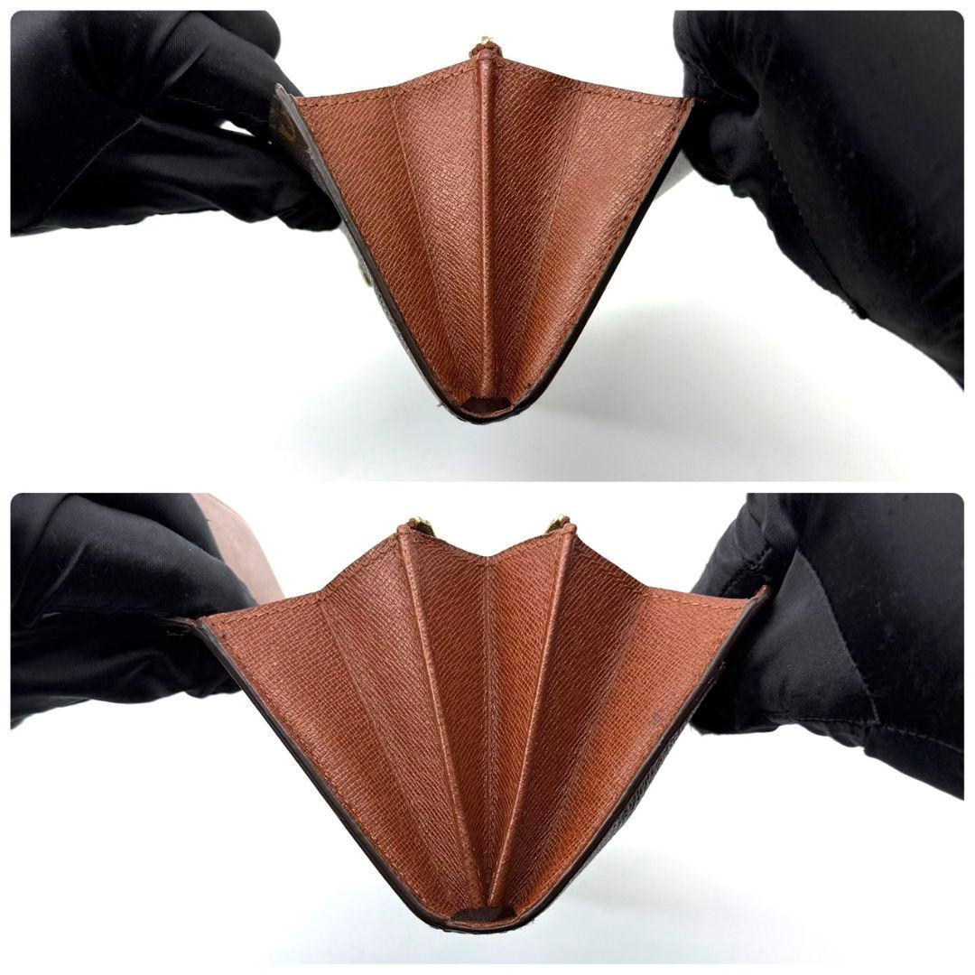 良品 ルイヴィトン モノグラム ポシェット ポルトモネ クレディ 財布 6カード