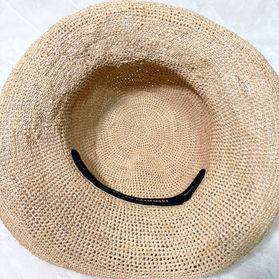 ✨美品✨ヘレンカミンスキー　プロバンス12 ストローハット　麦わら帽子　ラフィア
