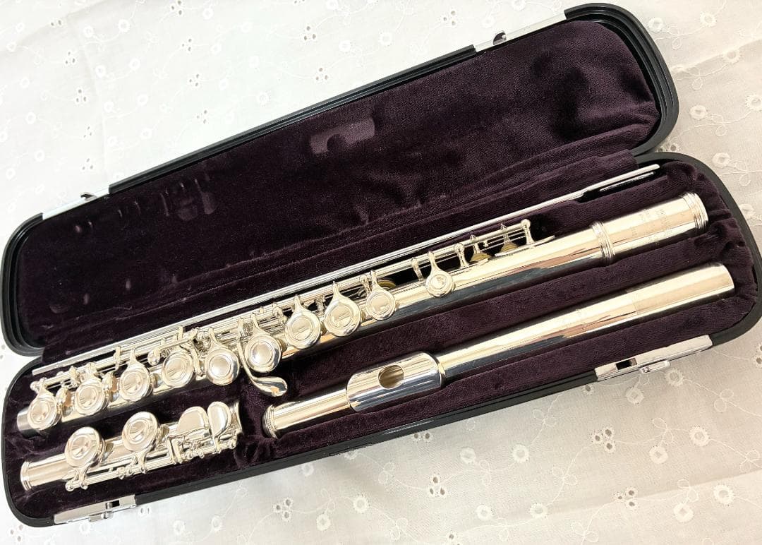 【美品】 YAMAHA フルート YFL-311Ⅱ 頭部管銀製 Eメカ付 日本製
