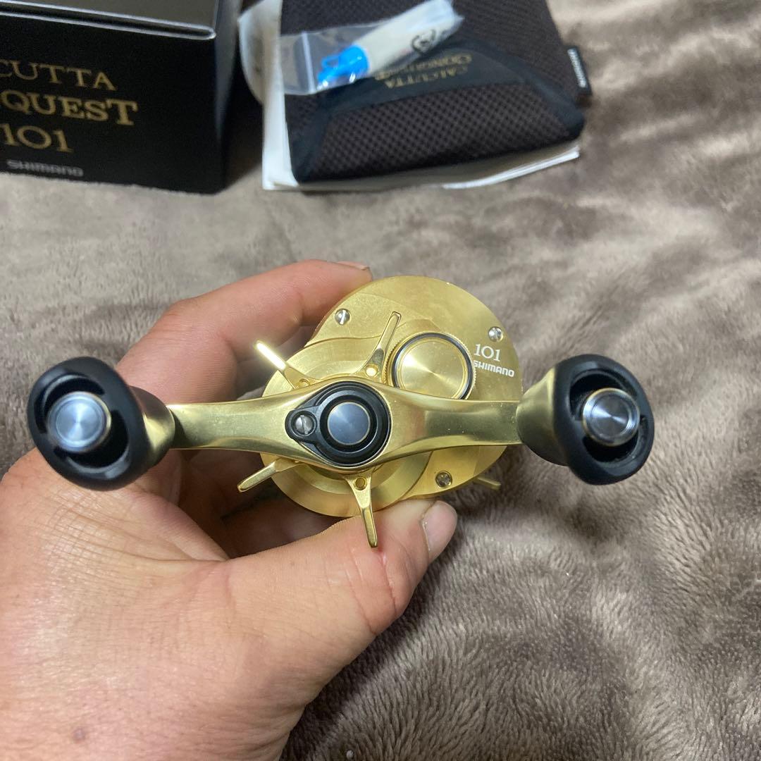※アッキー※シマノ21カルカッタコンクエスト 101(ローギア、左巻き)