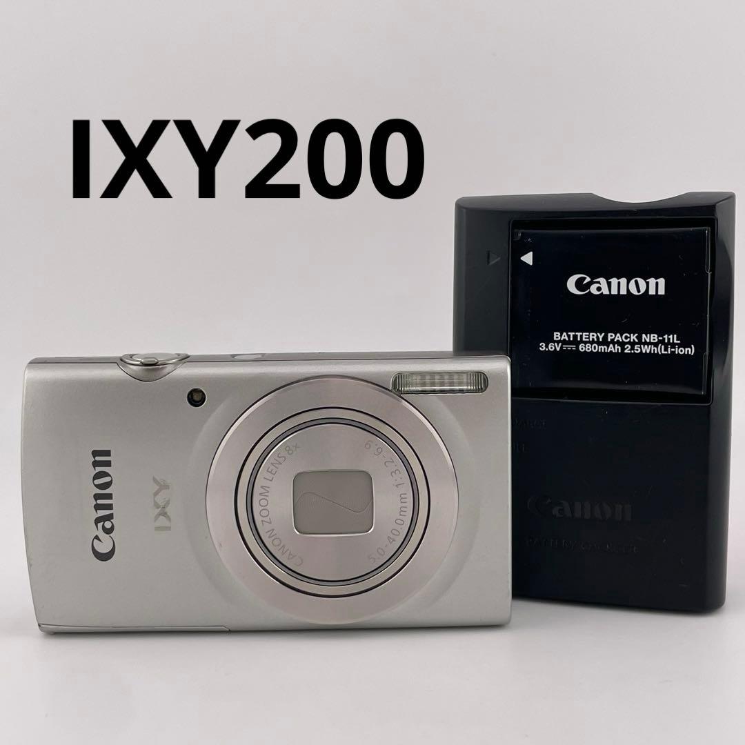 実写美⭕️【動作確認済】Canon IXY 200 PC2333 デジカメ
