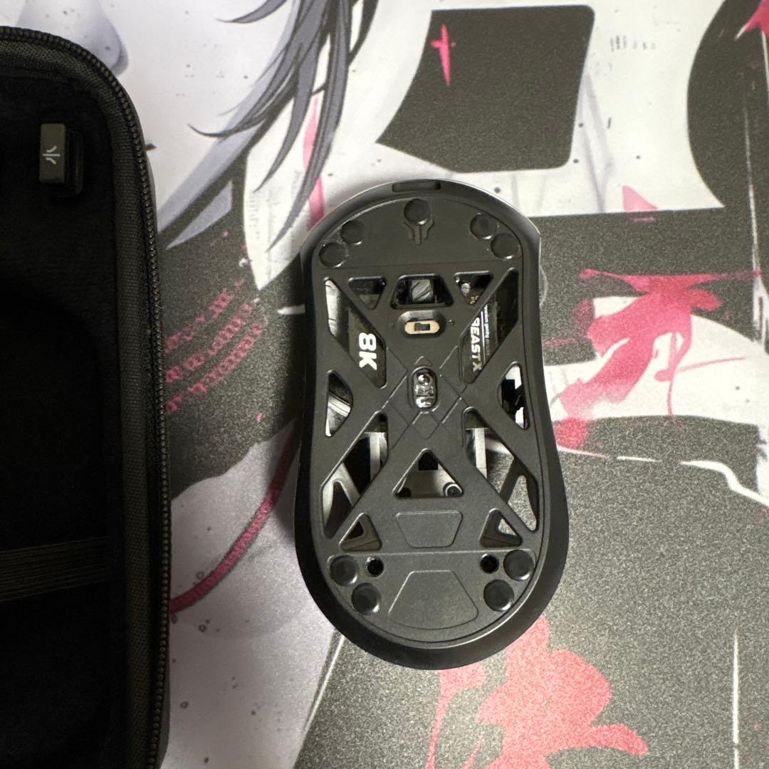 WLMOUSE BeastX Pro Silver 穴なし OM Optical