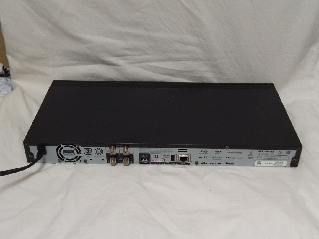 即発送!数回使用のほぼ新品!完動美品！FUNAI FBR−SW1040ブルーレイ