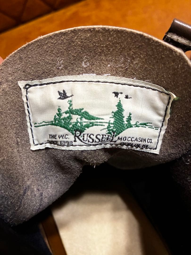 Russell Moccasin バードシューター トリプルヴァンプ モカシン