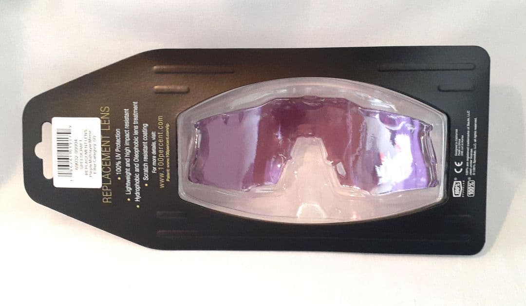 100% Speedcraft 交換レンズ パープルミラーレンズ