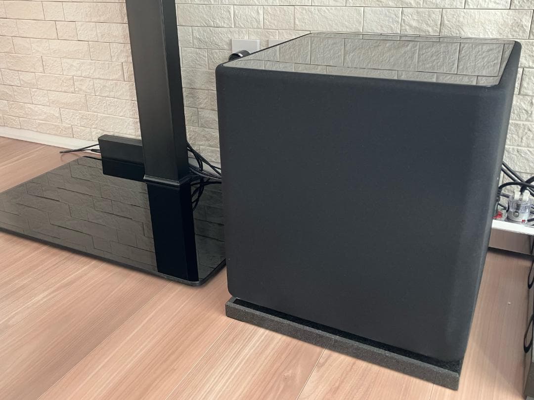 天然黒御影石 山西黒 オーディオボード●400×380×25●5面磨き　送料無料