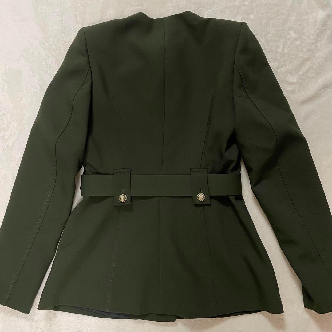 ZARA ザラ　ウエストベルト付きジャケット　ワイドベルトブレザー