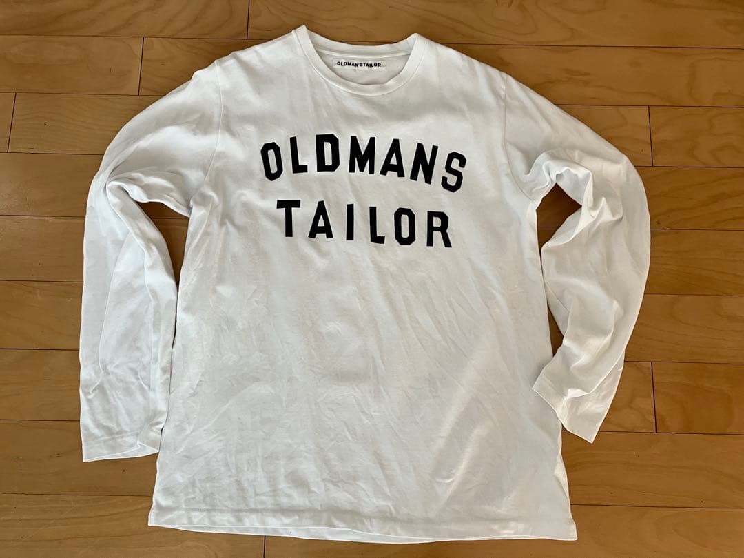 OLDMANS TAILOR ロンT 白 R＆D.M.Co- 長袖カットソー