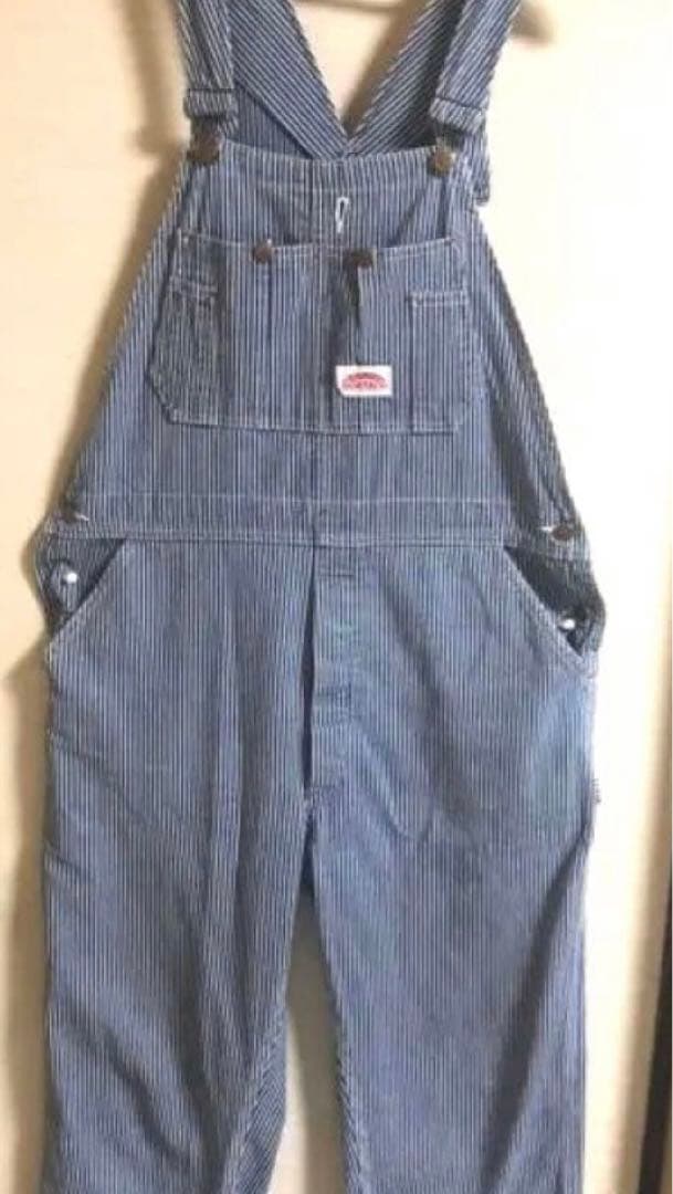 USA製！ラウンドハウス　オーバーオール　ヒッコリー