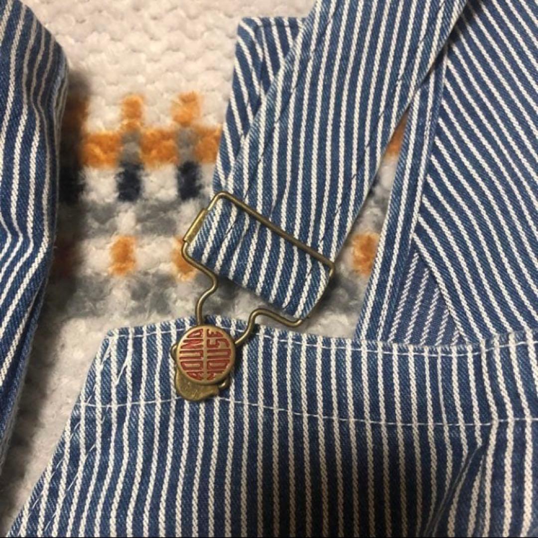 USA製！ラウンドハウス　オーバーオール　ヒッコリー