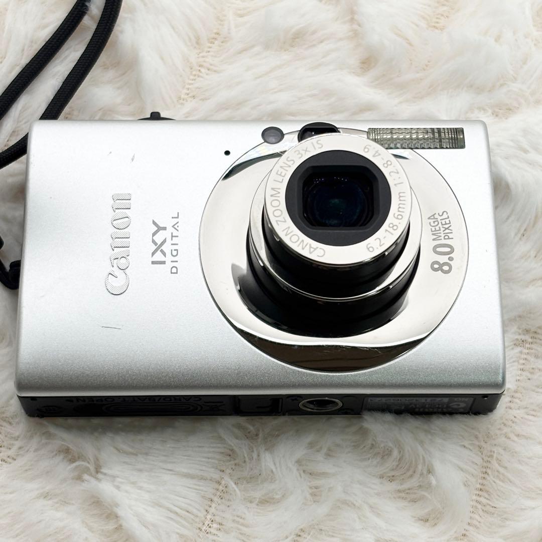 外観美品 Canon IXY 20 IS シルバー レンズエラー