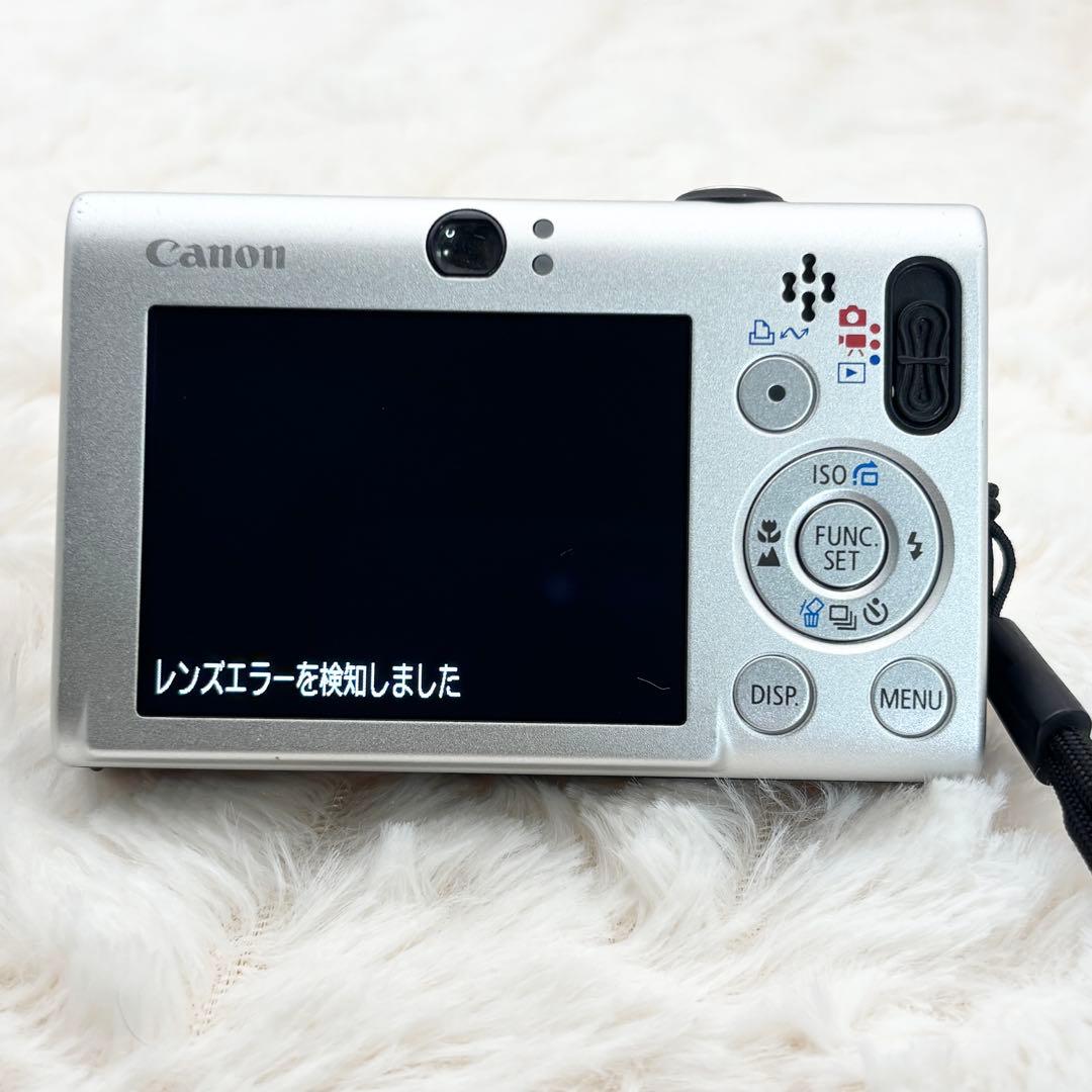 外観美品 Canon IXY 20 IS シルバー レンズエラー