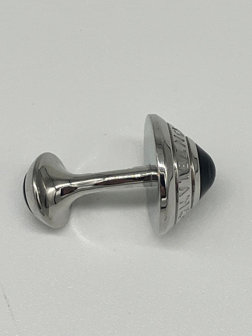 Montblanc カフリンクス シルバー ブラックストーン 1個 本体のみ