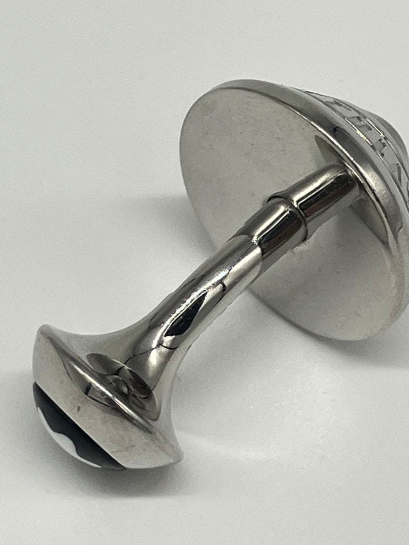 Montblanc カフリンクス シルバー ブラックストーン 1個 本体のみ