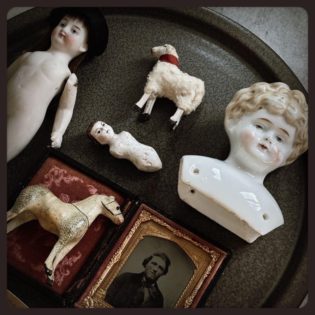 専用ページ　ジャンクドロワーセット　ビスクドール　チャイナヘッドドールetc