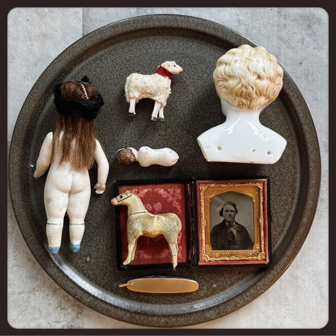 専用ページ　ジャンクドロワーセット　ビスクドール　チャイナヘッドドールetc