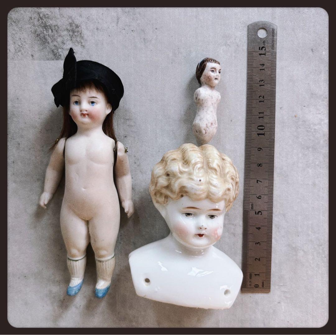 専用ページ　ジャンクドロワーセット　ビスクドール　チャイナヘッドドールetc