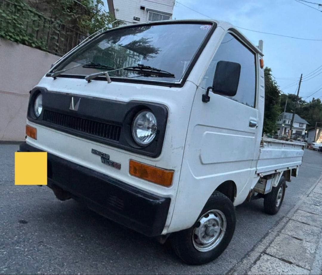 1980 三菱ミニキャブトラック　L013P 4速550CC 車検なし　旧車
