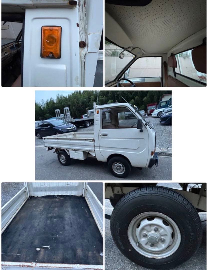1980 三菱ミニキャブトラック　L013P 4速550CC 車検なし　旧車