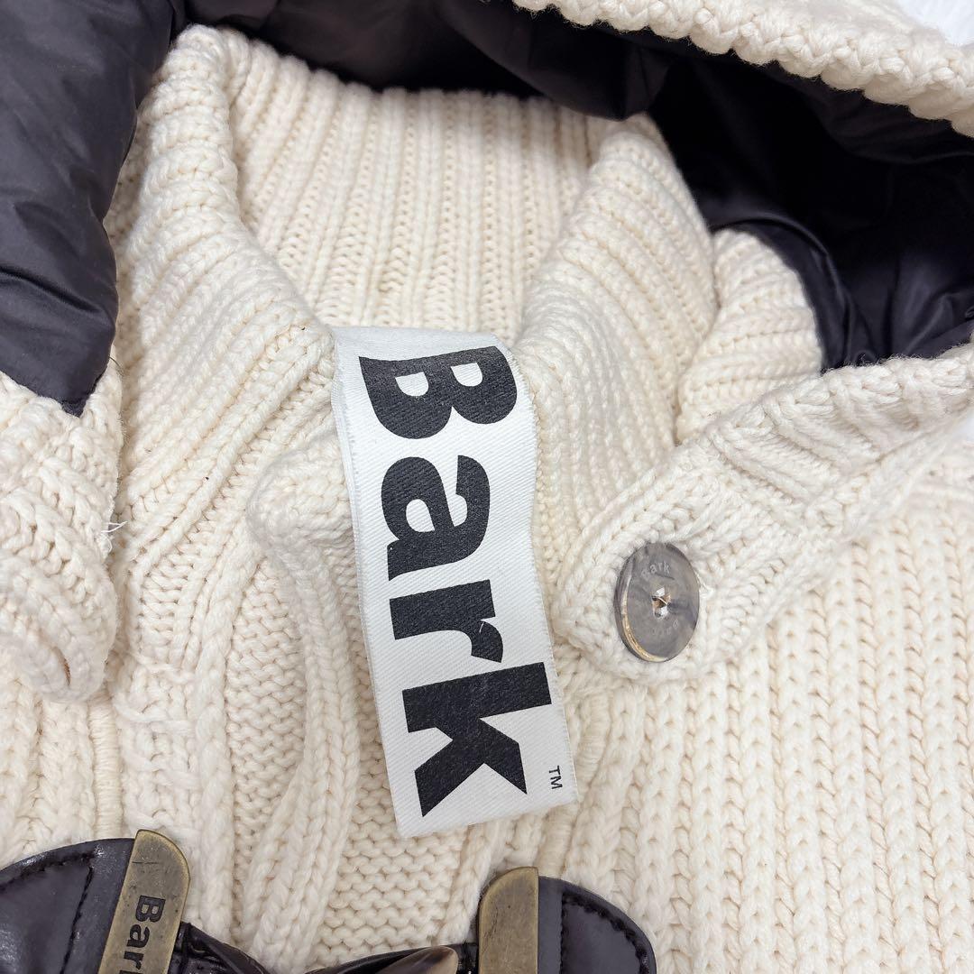 ✨極美品✨Bark バーク ダッフルコート ニット フード付き ホワイト M