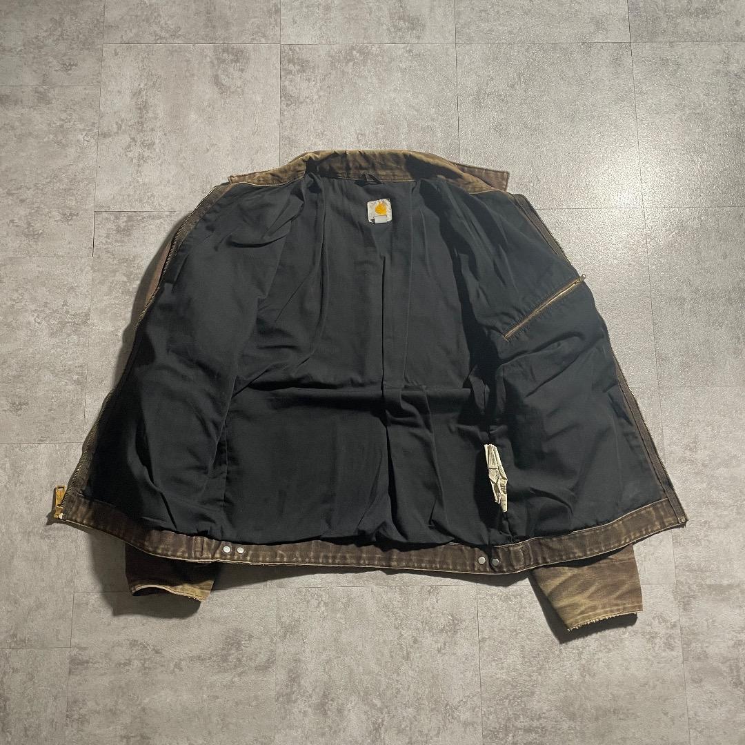 00s メキシコ製 ブラウン カーハート デトロイトジャケット ダックM
