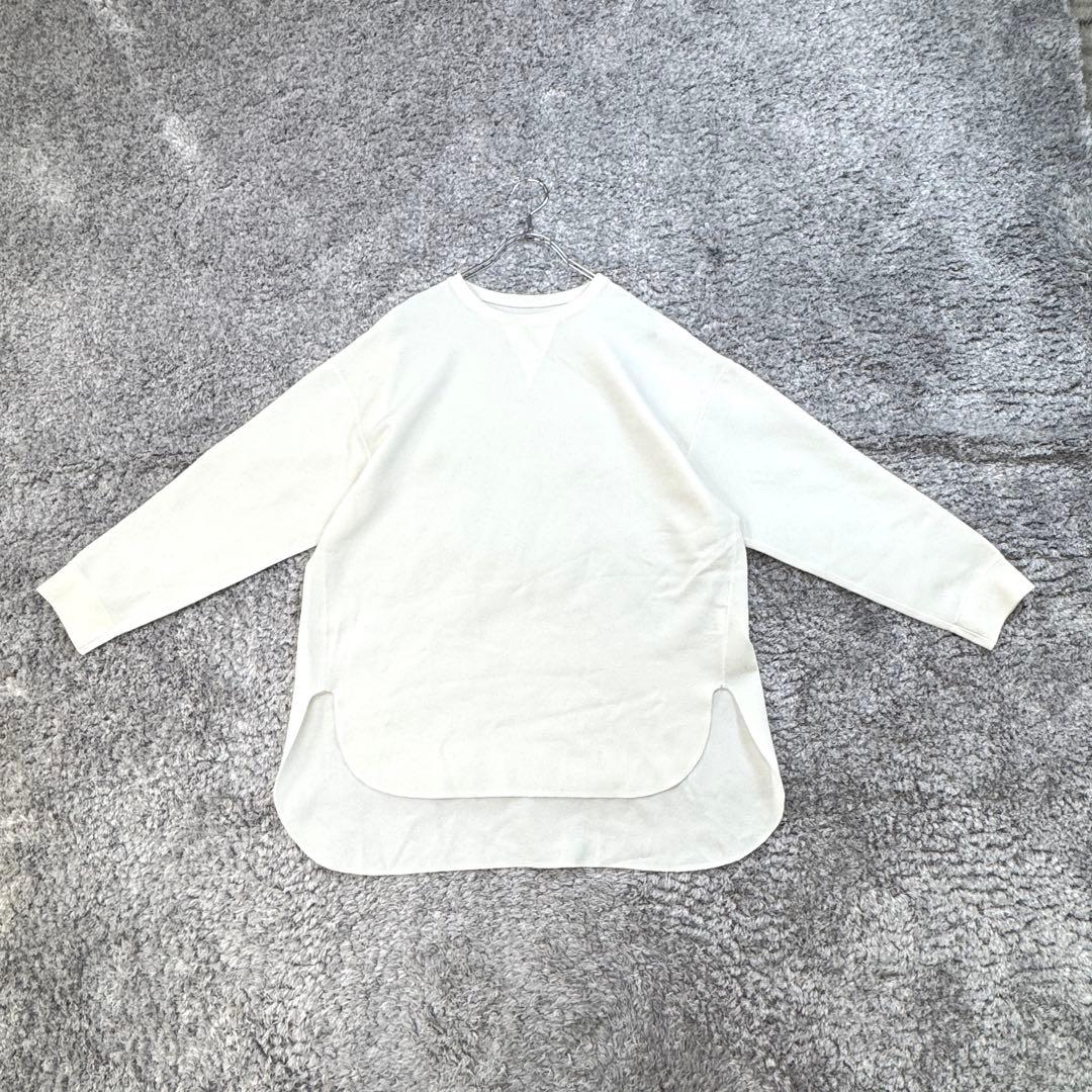 Nori 　s3037　ウィムガゼット【F】白系 Vガゼット長袖プルオーバ