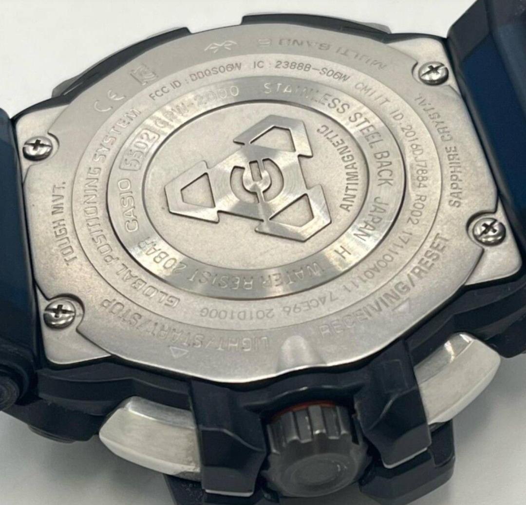 【美品！】GSHOCK GPW-2000 動作良好グラビティマスター電波ソーラー