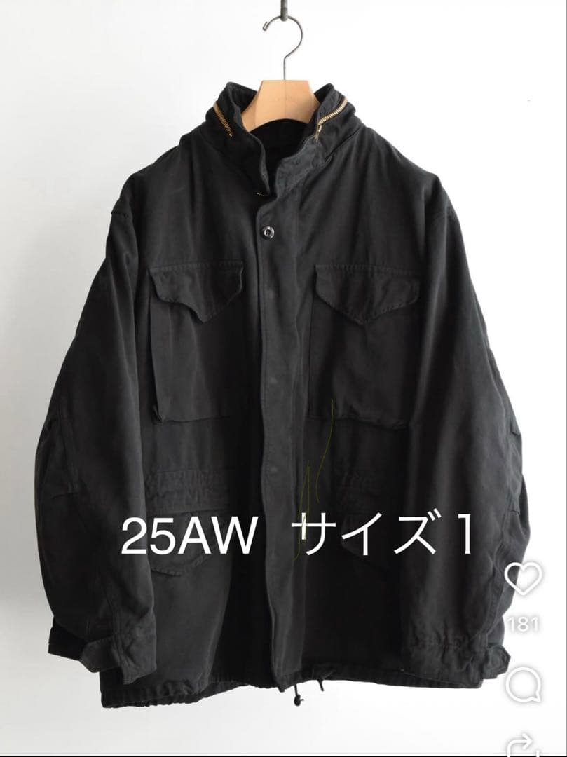 COMOLI コモリ 25AW 製品染M65ジャケット size1